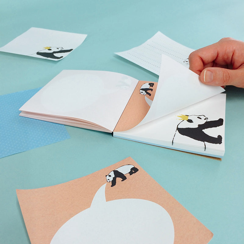 Green Flash MemoPad Square Panda GF-008