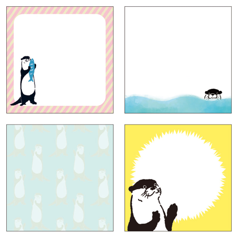 Green Flash MemoPad Square Otter GF-414