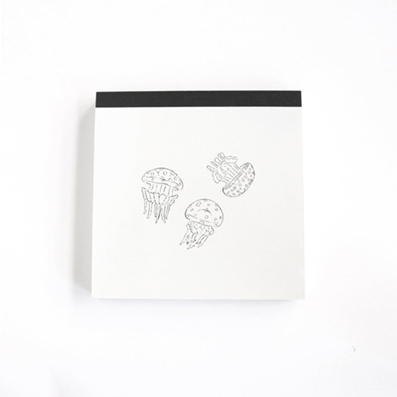 Green Flash MemoPad Square Jellyfish GF-450