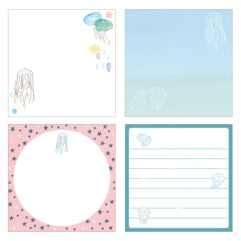 Green Flash MemoPad Square Jellyfish GF-450
