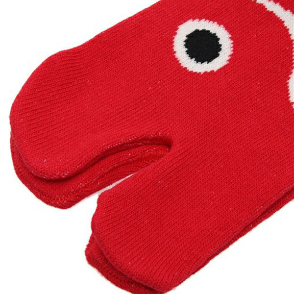 Tabi Socks Red Fish/XL