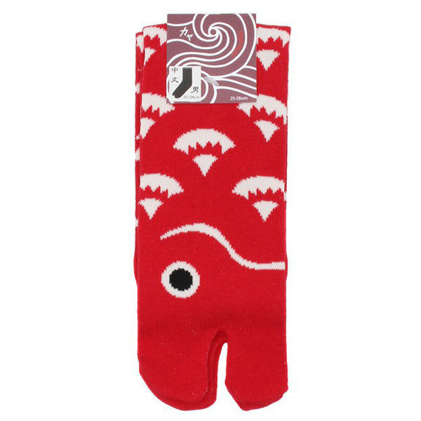 Tabi Socks Red Fish/XL