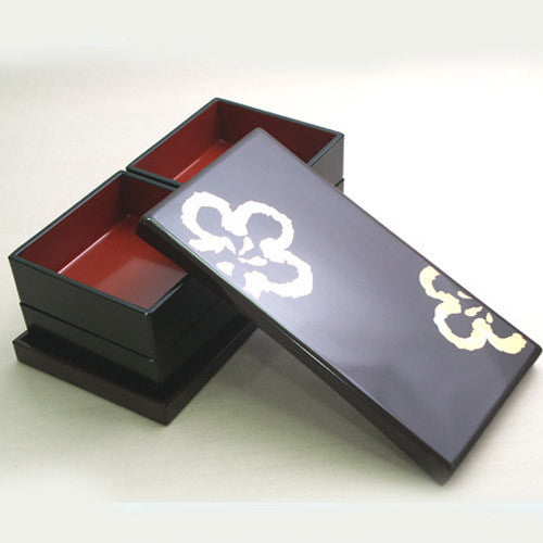 Kyoohoo LACQUER WARE Lunch Box Utage Brown
