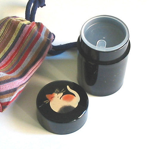 Kyoohoo LACQUER WARE Pill Case Cat