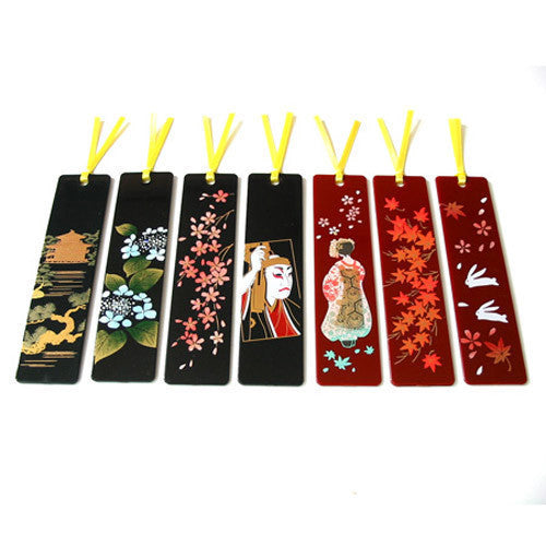 Isuke LACQUER WARE Makie Bookmark Ajisai 3 pcs