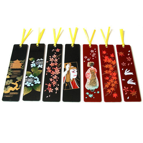 Isuke LACQUER WARE Makie Bookmark Ajisai 3 pcs