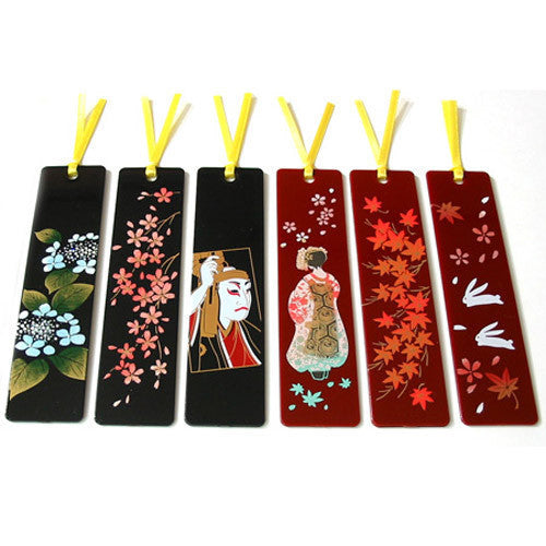 Isuke LACQUER WARE Makie Bookmark Ajisai 3 pcs