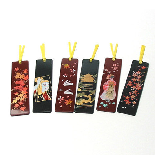 Isuke LACQUER WARE Makie Bookmark Ajisai 3 pcs