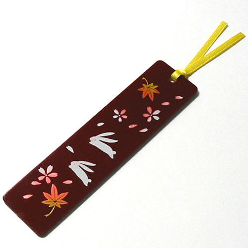 Isuke LACQUER WARE Makie Bookmarker Rabbit 3 pcs