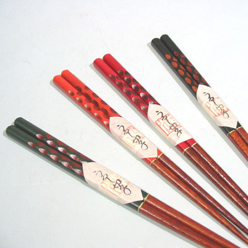 Kyoohoo LACQUER WARE Chop Sticks Kiriko Black