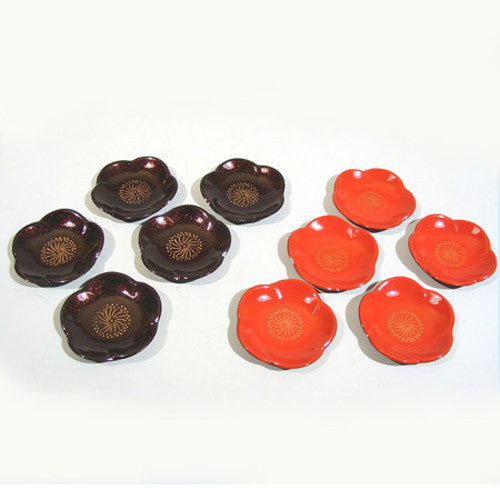 Kyoohoo LACQUER WARE Chop Stick Rest Plum Orange
