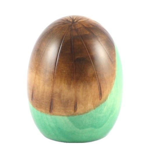 Kokeshi Doll Happy Green (k12-3812G)