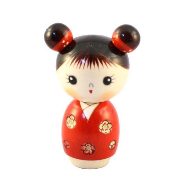 Kyoohoo Japanese Kokeshi Doll Mujyaki (K12-4308)