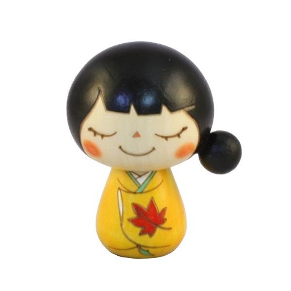 Kyoohoo Japanese Kokeshi Doll Momiji (K12-4337)