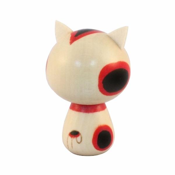 Kyoohoo Japanese Kokeshi Doll Lucky cat Boy (K12-4340B)