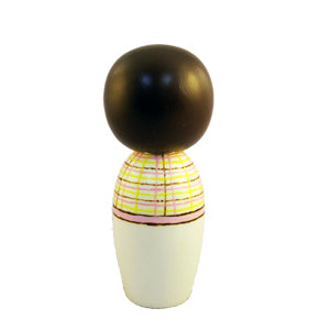 Kyoohoo Japanese Kokeshi Doll Ribon (K12-4365)