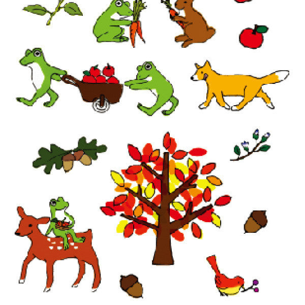 Greeting Life Swell Sticker Frog Harvest festival CK-29