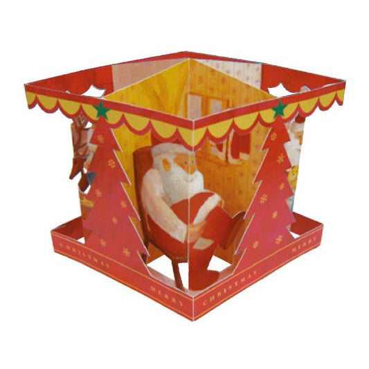 Greeting Life Story Box Pop Up Christmas Card HT-1