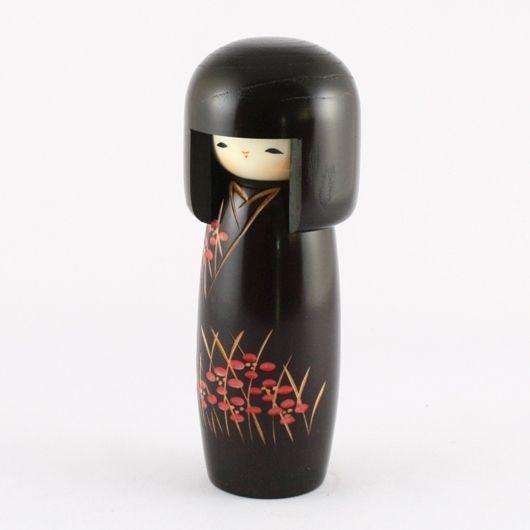 Kokeshi Doll Chiisana Hana (k12-3862)