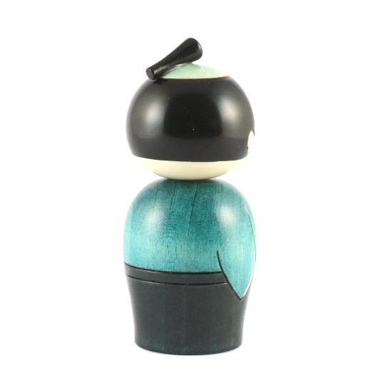 Kokeshi Doll Samurai (k12-3866)