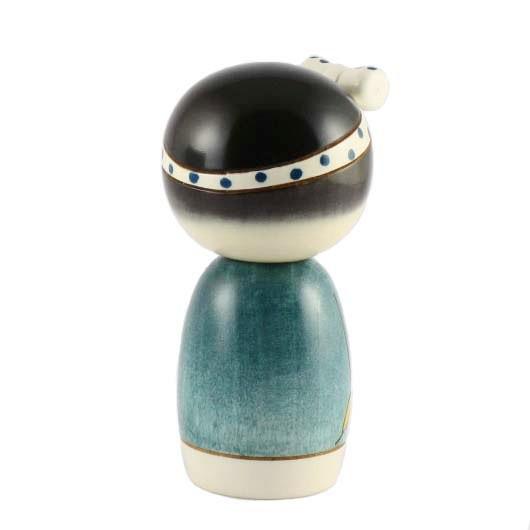 Kokeshi Doll Wassyoi (k12-3873B)