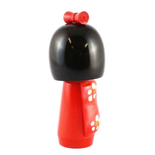 Kyoohoo Japanese Kokeshi Doll Long Sleeves Red (k12-3878A)