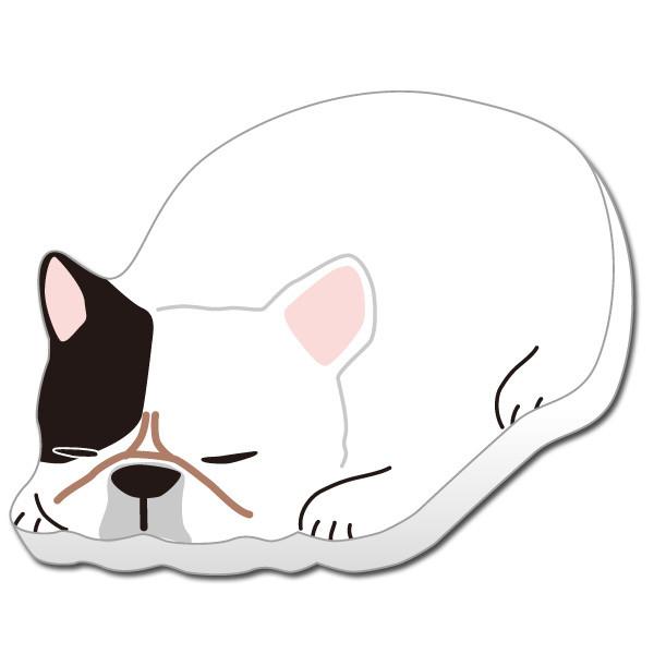 Greeting Life Die Cut Stick Memo French Bulldog PG-26
