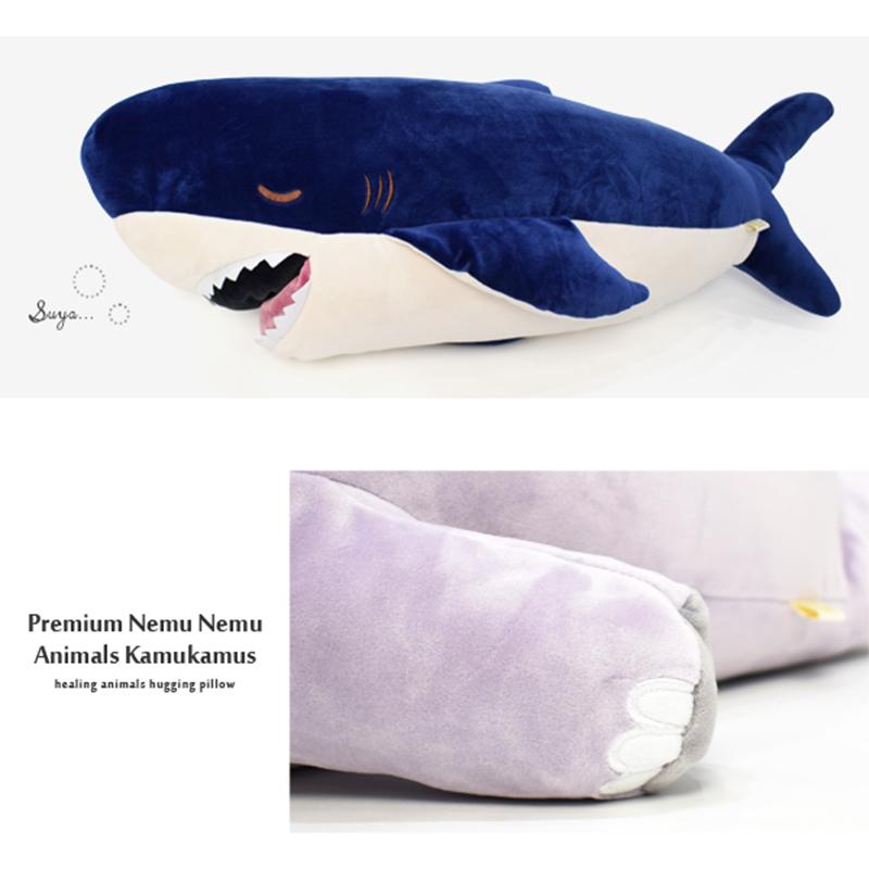 LIV HEART Premium Nemu Nemu kamukamus Hug pillow L Shark 68840-63