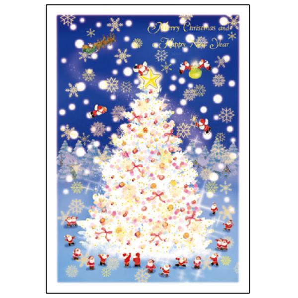 Greeting Life Mini Santa Christmas Card S-372