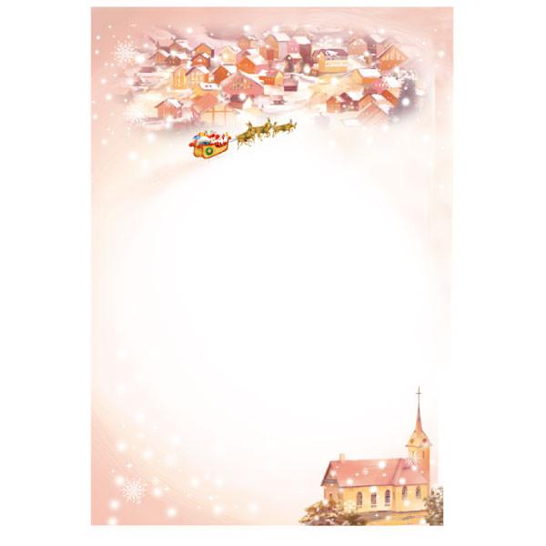 Greeting Life Mini Santa Christmas Card S-398