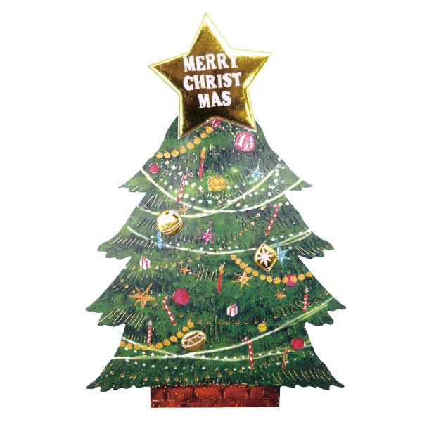 Greeting Life Santa Pocket Christmas Card TK-6