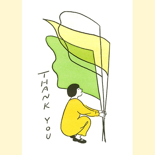 Konno Printing Greeting Card Flag L19W006