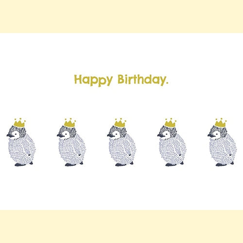 Konno Printing Greeting Card Penguins L20W005