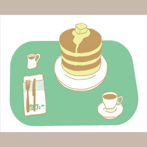 Konno Printing Greeting Card Pancake Letterpress Card L22S016