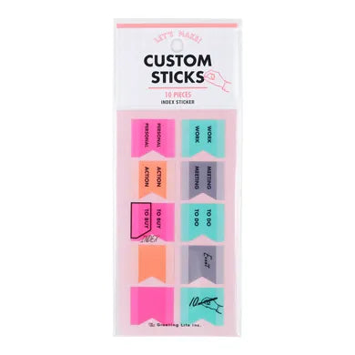 CustomStix index stickers.