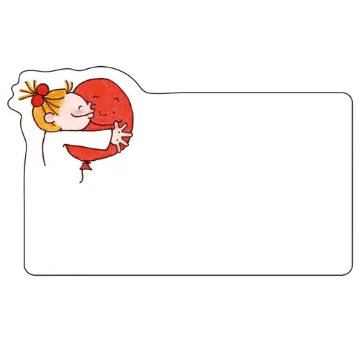 Coco-chan die-cut name card set