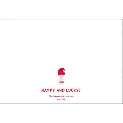 Happy Doll Thank You Card