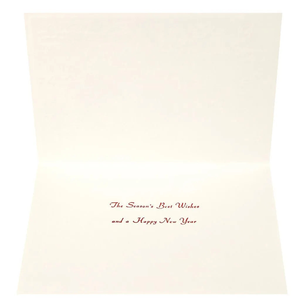 Japanese-Style Mini Santa Christmas Card, Chidorigafuchi.