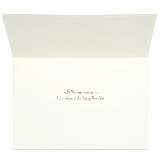 Mini Santa Sepia Card, Tokyo Blue Light-Up.