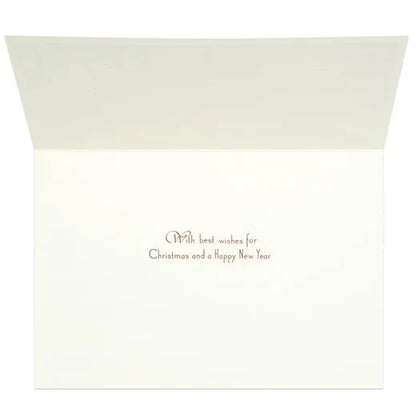 Mini Santa Sepia Card, Tokyo Blue Light-Up.