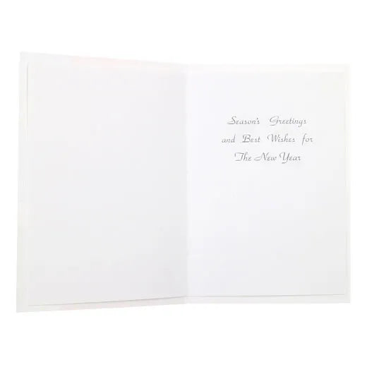 Japanese-Style Formal Card with Chrysanthemum Design.