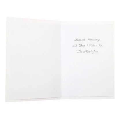 Japanese-Style Formal Card with Chrysanthemum Design.