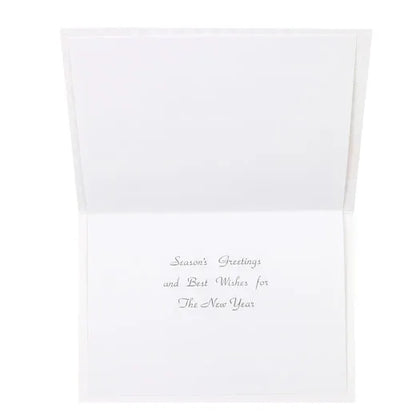 Japanese-Style Formal Card with Butterfly and Chrysanthemum Design.