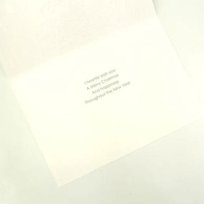 Mini Santa Christmas Card.