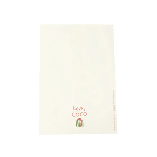 Coco-chan Christmas card wreath.