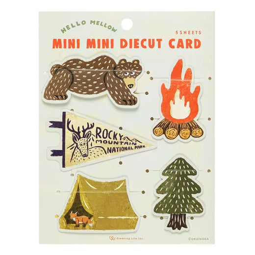 Okataoka mini die-cut cards