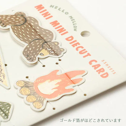 Okataoka mini die-cut cards