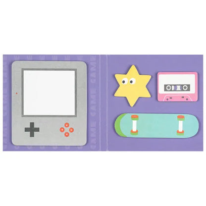 Book-shaped sticky notes