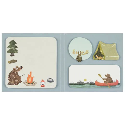 Book-shaped sticky notes