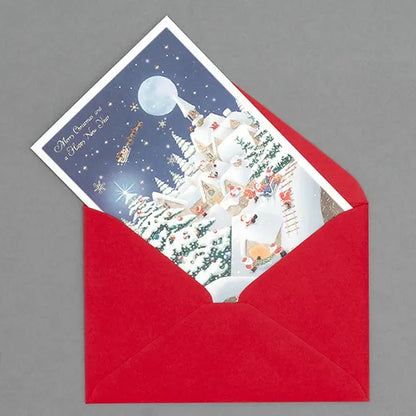 Mini Santa Christmas Card